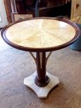 Curly Maple And Walnut Sunburst Table 1 small