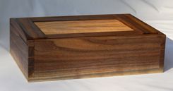 Dovetailed Walnut Box 1 small