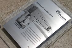 Dedication Plaque - Etched Stainless Steel 1 small