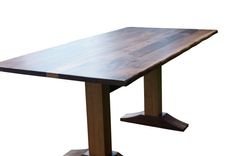 Live Edge Black Walnut With Walnut Trestle Base 2 small