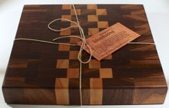 End Grain Walnut And Maple Wood Cutting Board 4 small