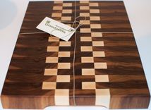 End Grain Walnut And Maple Wood Cutting Board 1 small