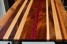 Reclaimed Wood Countertop, Custom Tabletop, Unique Desktop 1 small