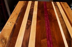 Reclaimed Wood Countertop, Custom Tabletop, Unique Desktop 6 small