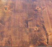 Oak Dining Room Table With Iron Legs 7 small