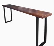 Walnut And Steel Console Table 1 small