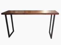 Walnut And Steel Console Table 2 small
