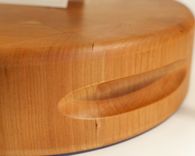 Cherry Professional Chopping Block Round Handmade In North Carolina 2 small