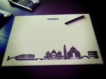 Bespoke Italian Leather Desk Mat 1 small