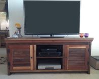 Reclaimed Wood Entertainment Center 2 small