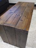 Reclaimed Redwood Coffee Table Or Bench 3 small