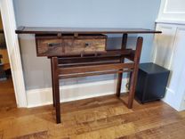 Walnut accent table 1 small