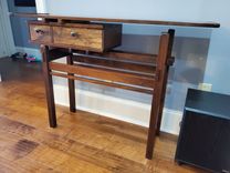 Walnut accent table 3 small