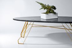 Mid Century Style Oval Coffee Table 5 small