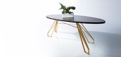 Mid Century Style Oval Coffee Table 1 small