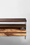 Flitch Media Console/ Tv Stand Industrial Rustic 3 small