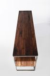 Flitch Media Console/ Tv Stand Industrial Rustic 5 small