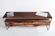 Flitch Media Console/ Tv Stand Industrial Rustic 6 small