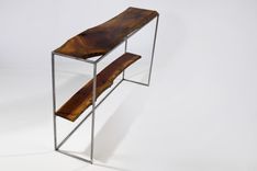 Console Table Black Walnut Live Edge 2 small
