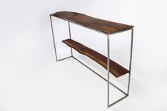 Console Table Black Walnut Live Edge 3 small