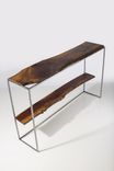 Console Table Black Walnut Live Edge 5 small