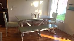 Ocean Inspired Trestle Table And Seating 1 small
