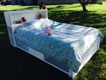 Storage Bed With Hutch 3 small