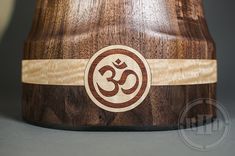 Djembe Drum - Walnut With Maple And Bubinga Accents 2 small