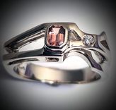 Pink Sapphire and Diamond Ring 2 small