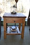 Reclaimed Barnwood Side Table 1 small