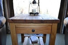 Reclaimed Barnwood Side Table 7 small
