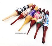 Crochet Hooks Made From Exotic And Domestic Woods 1 small