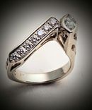 Marquise Diamond ring  1 small
