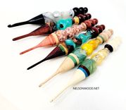 Crochet Hooks Made From Exotic And Domestic Woods 6 small