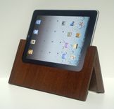 The Tabitat Tablet Stand System For Ipad In Mahogany. 2 small