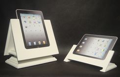 The Tabitat Tablet Stand System For Ipad In Ivory Mdf 4 small