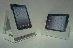 The Tabitat Tablet Stand System For Ipad In Ivory Mdf 6 small