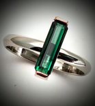 Green Tourmaline Solitaire 1 small