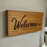 Concealment decor-Welcome sign 3 small
