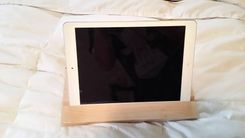 Custom Wood Ipad Tablet Stand With Exotic Wood Inlay 4 small