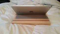 Custom Wood Ipad Tablet Stand With Exotic Wood Inlay 5 small