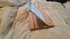 Custom Wood Ipad Tablet Stand With Exotic Wood Inlay 6 small
