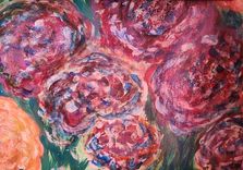 Set of prints : Peonies I, II, III 2 small