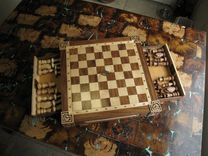 Medieval Chess Board With Copper Inlay 4 small