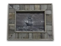 Beaded Barn Wood Picture Frame 1 small