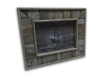 Beaded Barn Wood Picture Frame 2 small