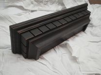 Black Distressed Floating Wall Shelf Or Photo Ledge 1 small