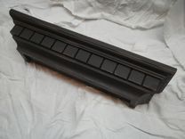 Black Distressed Floating Wall Shelf Or Photo Ledge 3 small