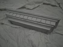 White Distressed Floating Shelf Or Photo Ledge 3 small