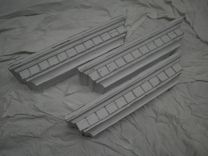 White Distressed Floating Shelf Or Photo Ledge 4 small